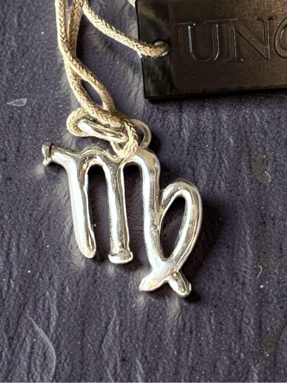 Virgo Charm in Sterling Silver-Plated by UNO de 50